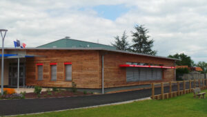 Construction du groupe scolaire de Changy.