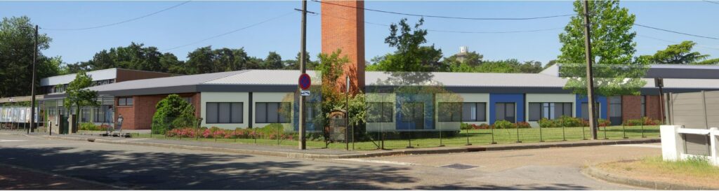 Rénovation thermique du Groupe Scolaire Arsenal à Roanne.